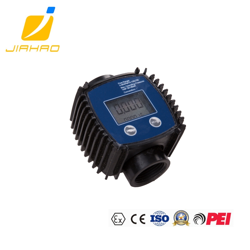 JH-M02 K24 TURBINE DIGITAL DIESEL FUEL FLOW METER FOR CHEMICALS WATER